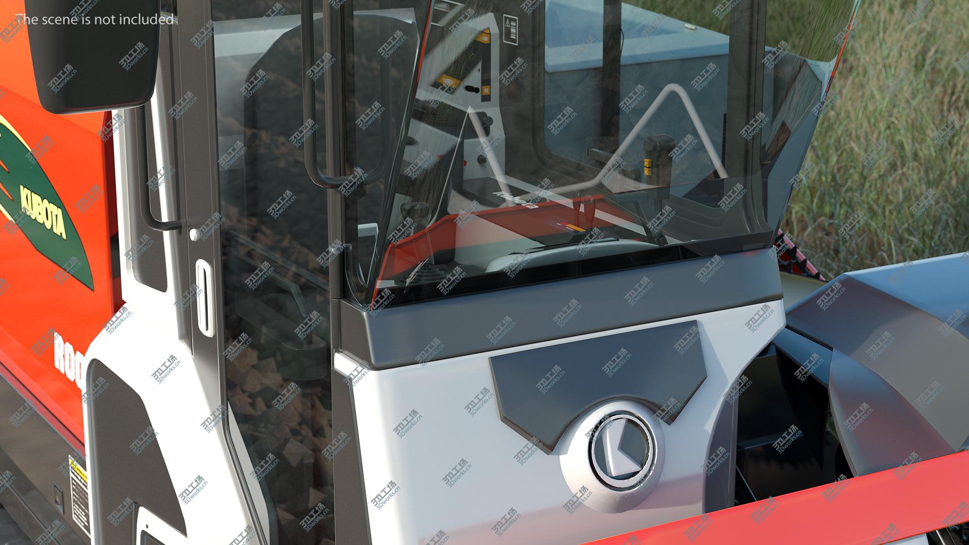 images/goods_img/202104023/Rice Combine Harvester Kubota AR96 3D/5.jpg